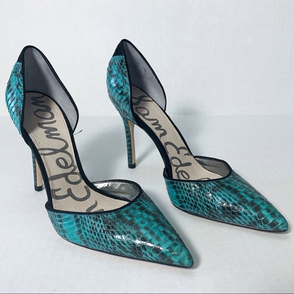Sam Edelman Shoes - Sam Edelman Delilah d’Orsay Snake Pumps